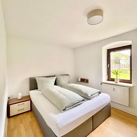 Ferienwohnung Am Rathaus ไฮเดอเนา ภายนอก รูปภาพ
